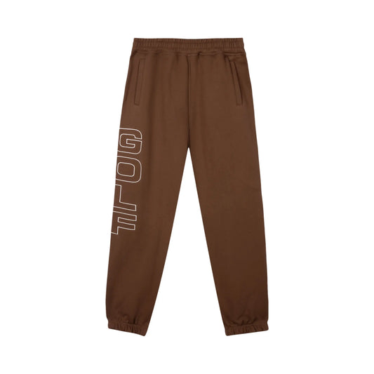 GOLF WANG BROWN BASIC SWEATPANT