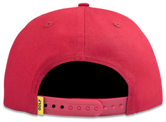 GOLF WANG State 5 Panel Hat 'Dark Red'