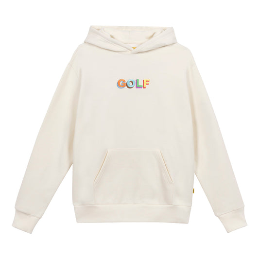 Cream Colorfull Logo Golf Wang Hoodie