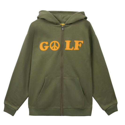 Pine Full Zip Up Golf Wang Hoodie