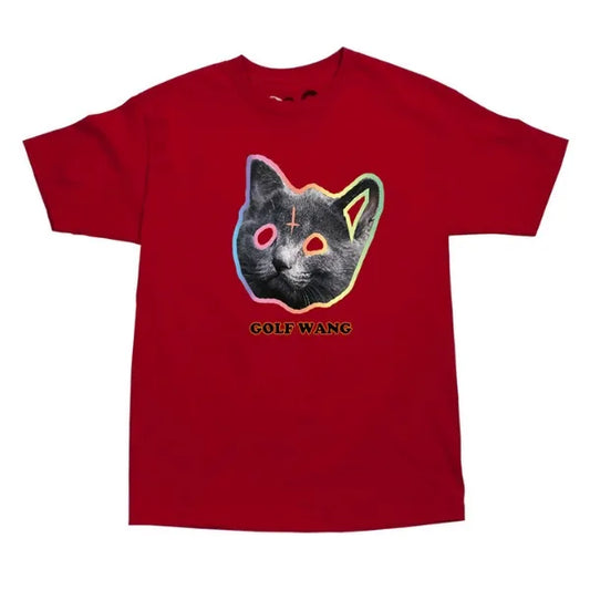 Golf Wang Cat MaroonTee
